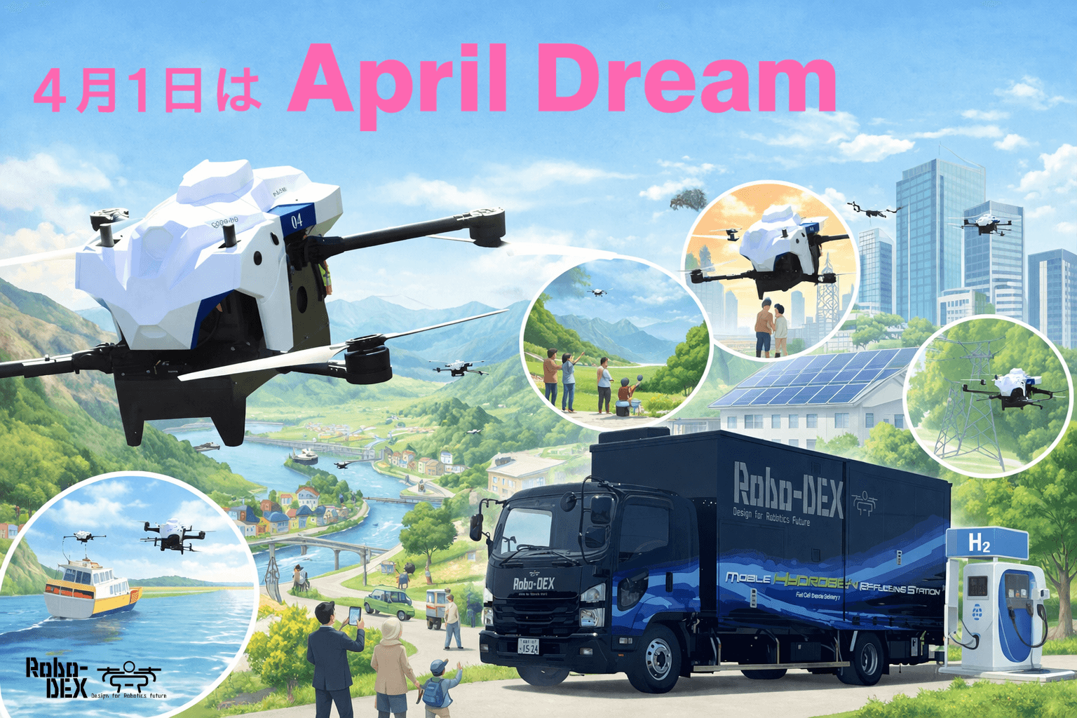 ドローンの社会実装に向けて 「水素×ドローン」で飛行時間の壁をクリアにします